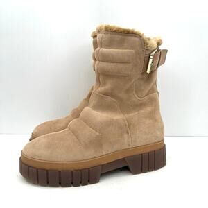 Free People Tan Winter Boots